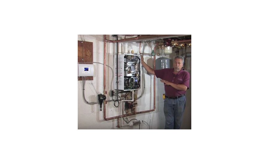 Navien NHB boiler install video on YouTube